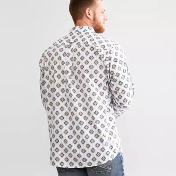 Ariat Men's Team Warner Classic Embroidered Shirt Size Medium - Picture 2 of 16